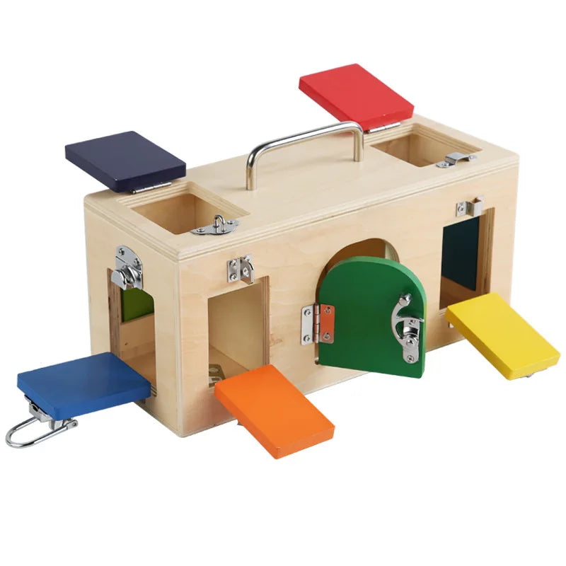 Montessori Practical Life Toy Lock Box