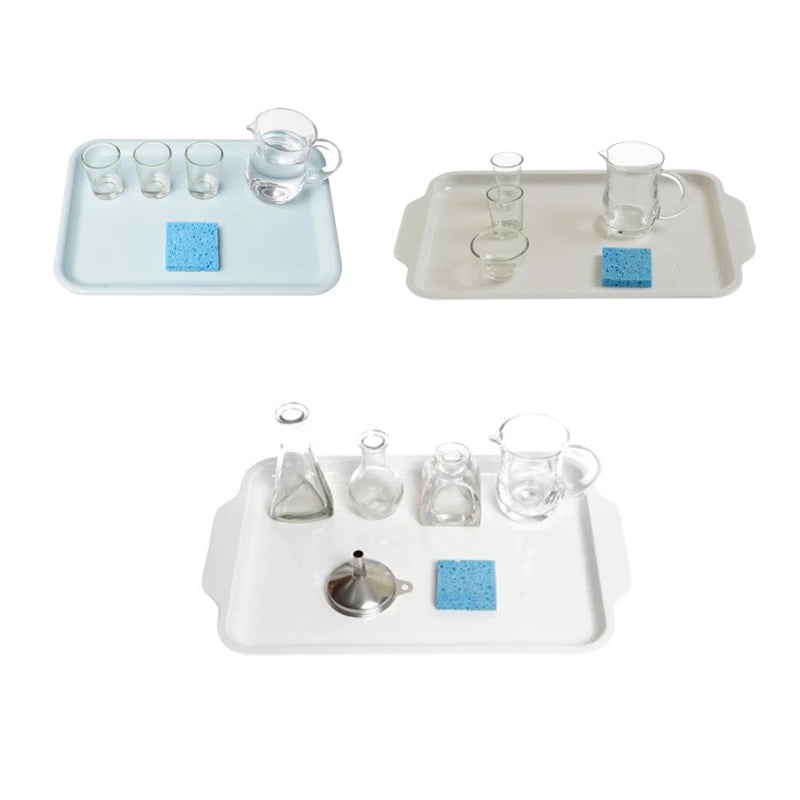 Montessori Practical Life Water Pouring Tray Set