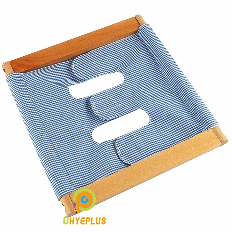 Montessori Daily Life Activity Dressing Frame Wood Clothing Racks Button Zipper Velcro Snap Buckle Basic Skill Learning Tools