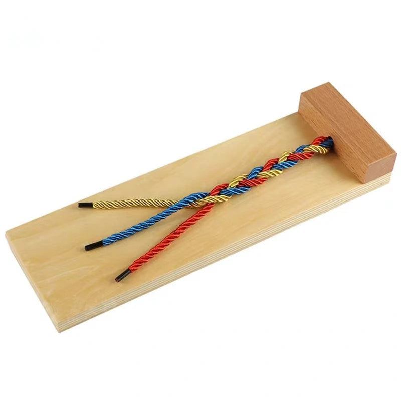 Montessori Braiding Basic Skill Learning Tool Practical Life