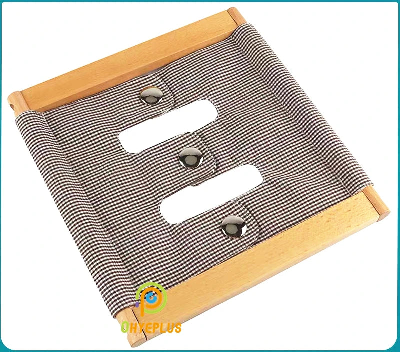 Montessori Daily Life Activity Dressing Frame Wood Clothing Racks Button Zipper Velcro Snap Buckle Basic Skill Learning Tools