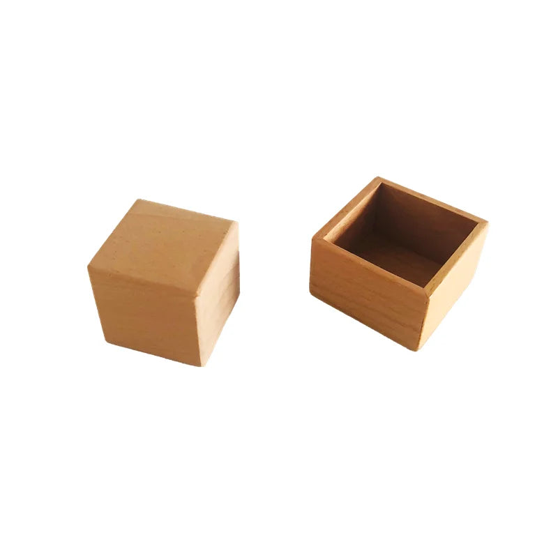 Montessori Cube/Egg Cup for Infant Toddler