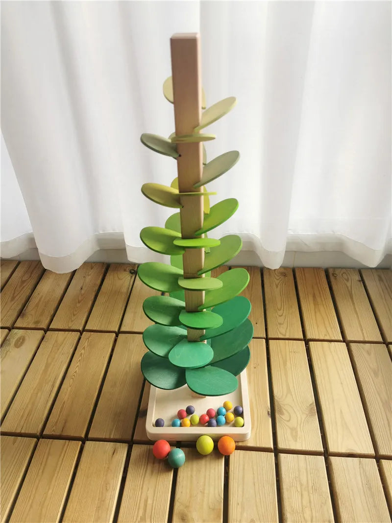 Montessori Wooden Ball Tracker