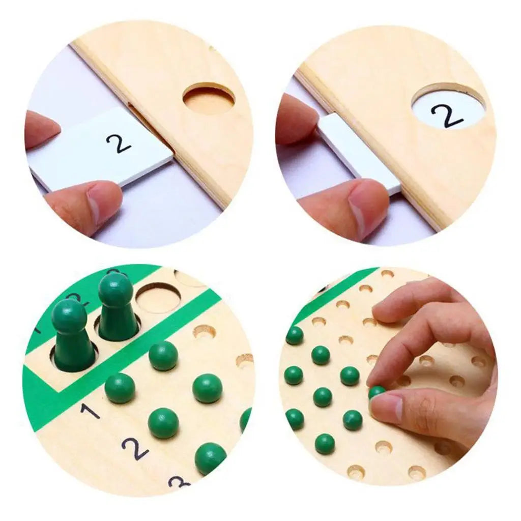 Montessori Mathematics Multiplication Beads Board