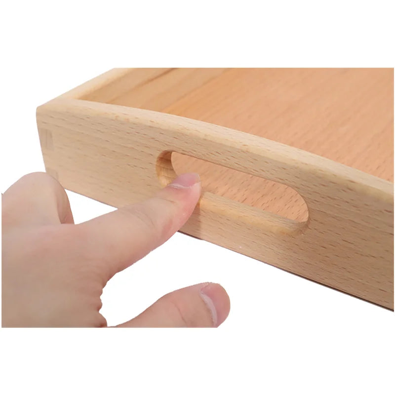 Montessori Wooden Beechwood Trays