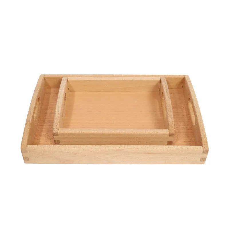 Montessori Wooden Beechwood Trays
