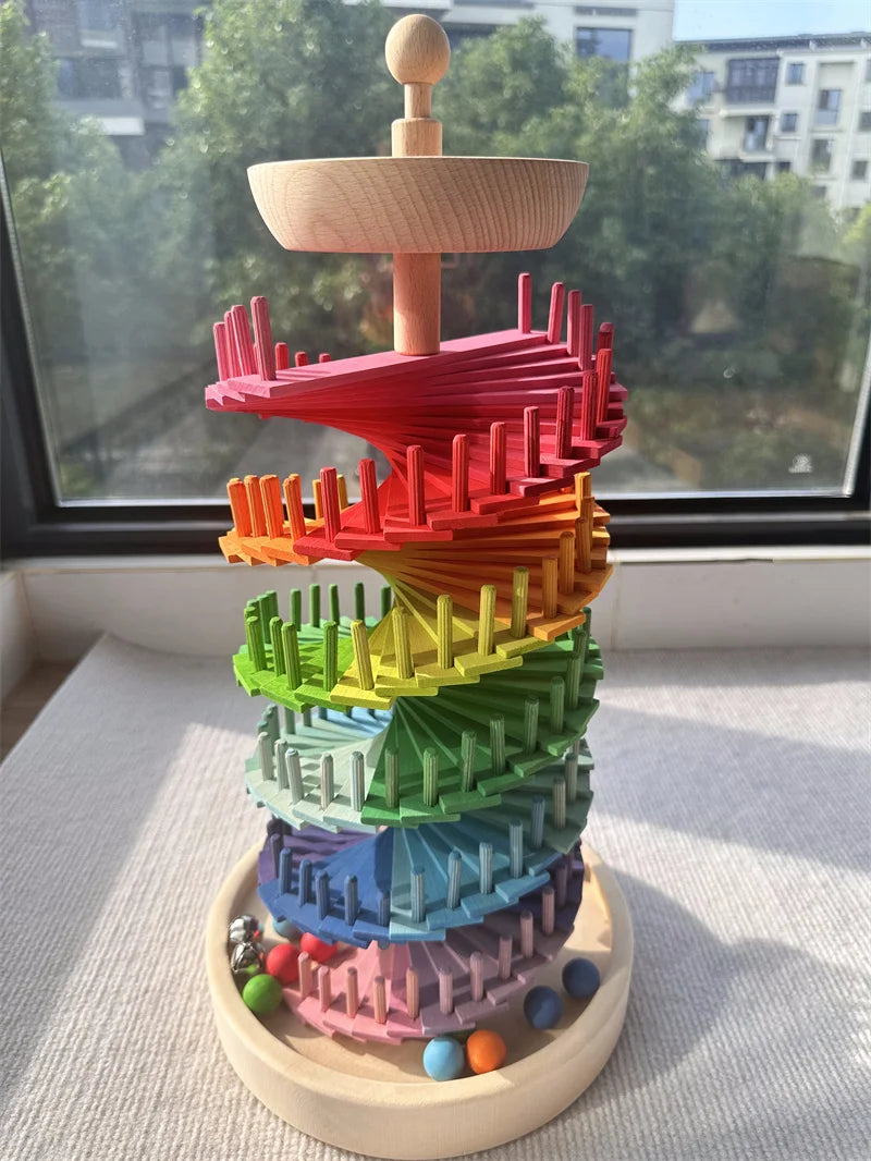 Montessori Wooden Ball Tracker