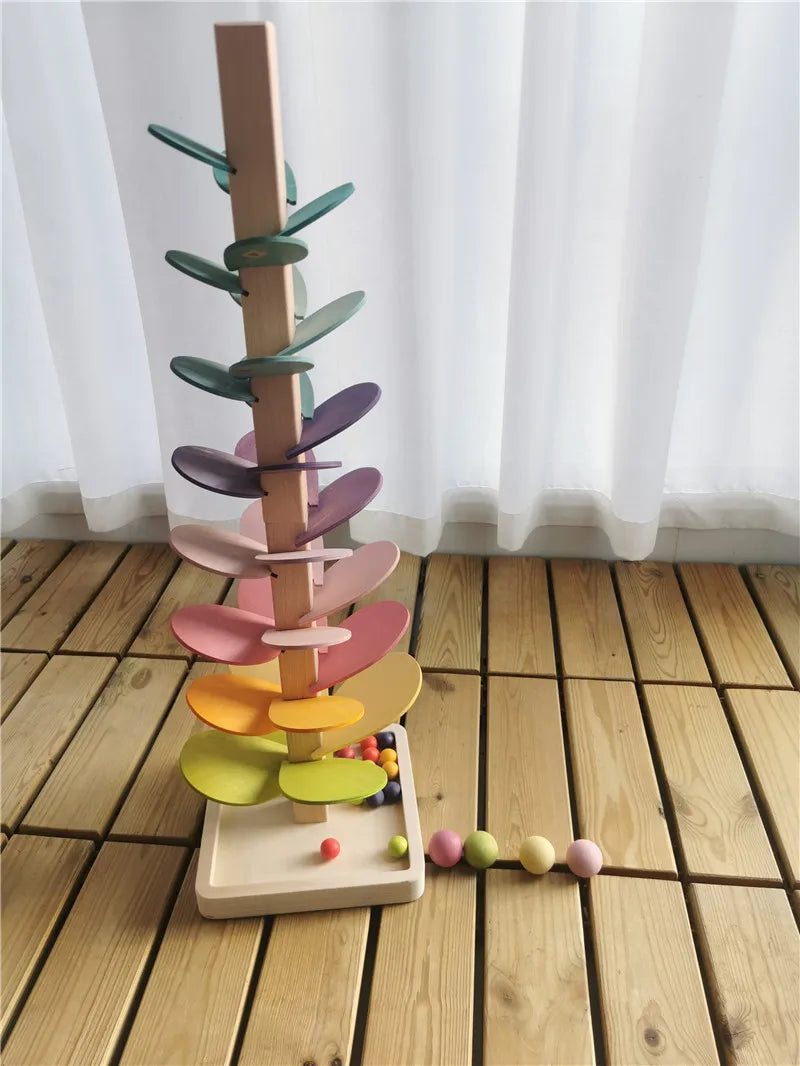 Montessori Wooden Ball Tracker