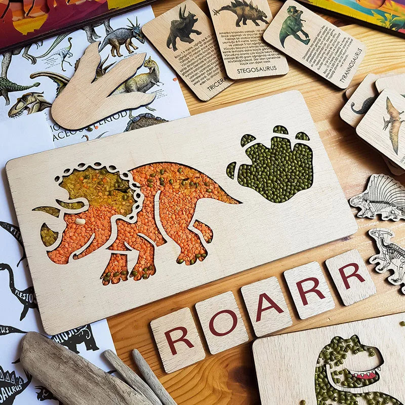 Montessori Wooden Sensory Tray