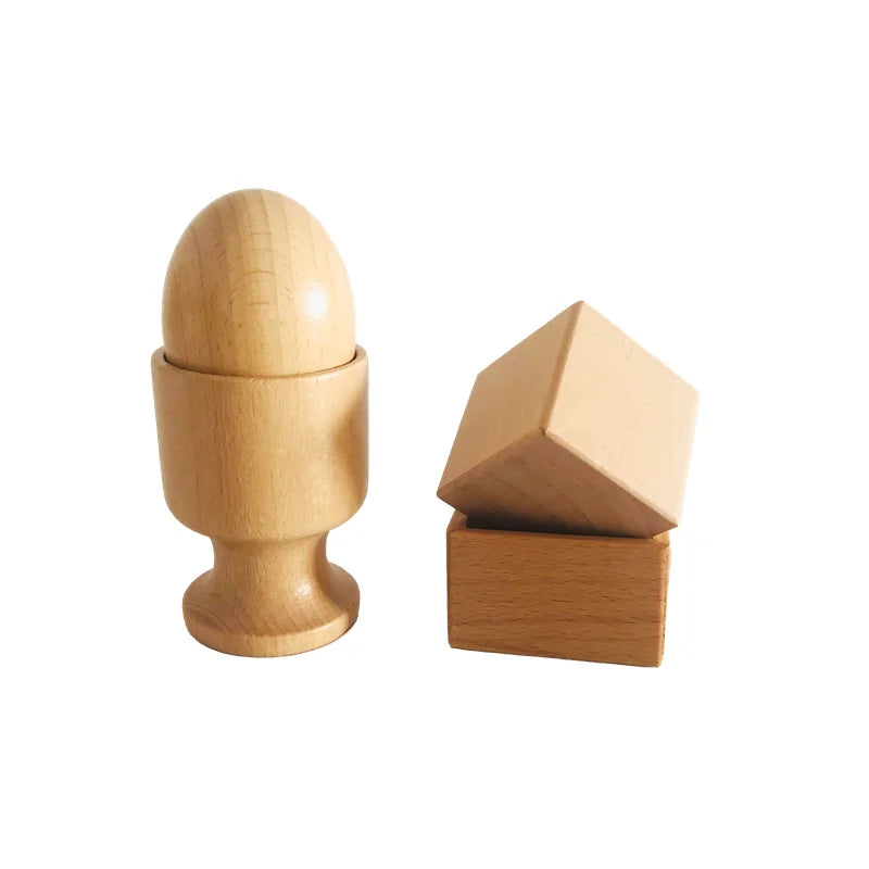 Montessori Cube/Egg Cup for Infant Toddler