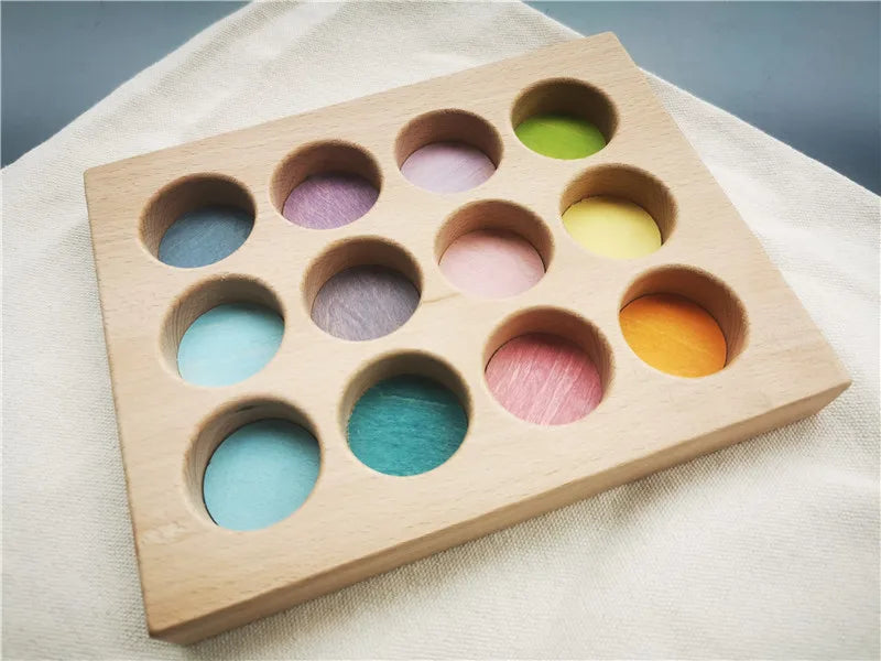 Montessori Wooden Ball Tracker