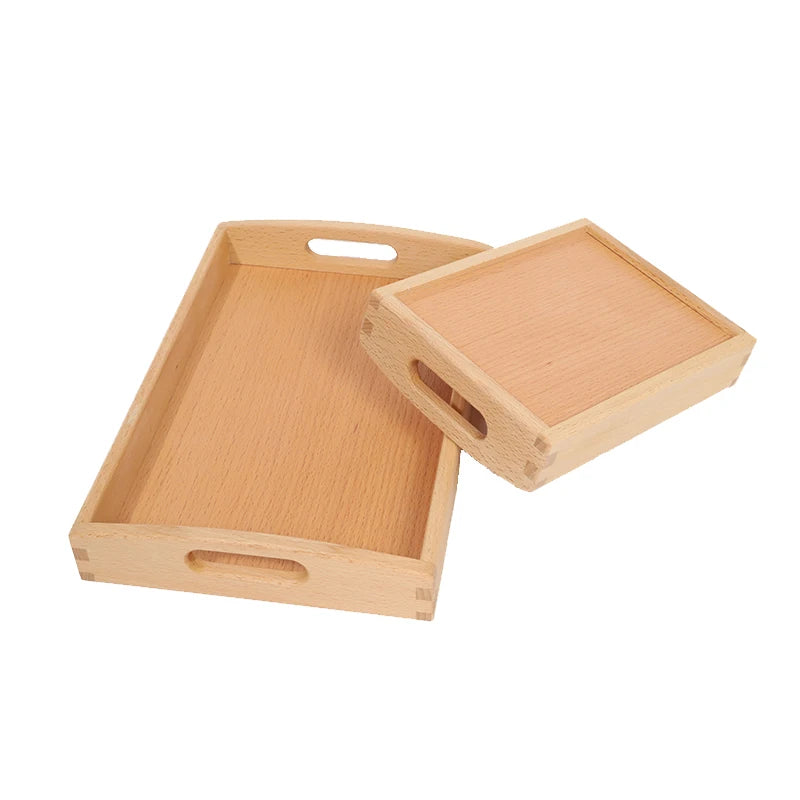 Montessori Wooden Beechwood Trays