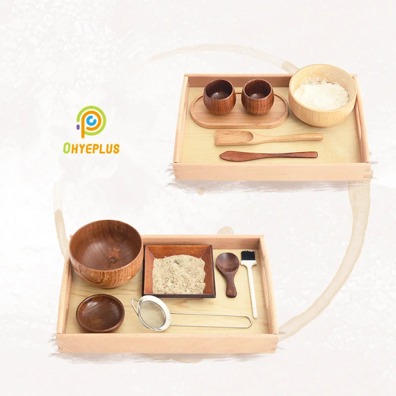 Montessori Practical Life Transfer/ Sieve Set