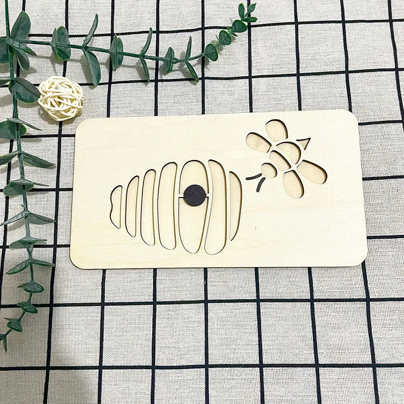 Montessori Wooden Sensory Tray
