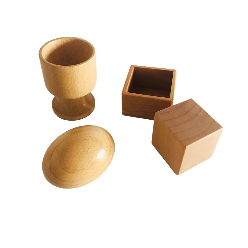 Montessori Cube/Egg Cup for Infant Toddler