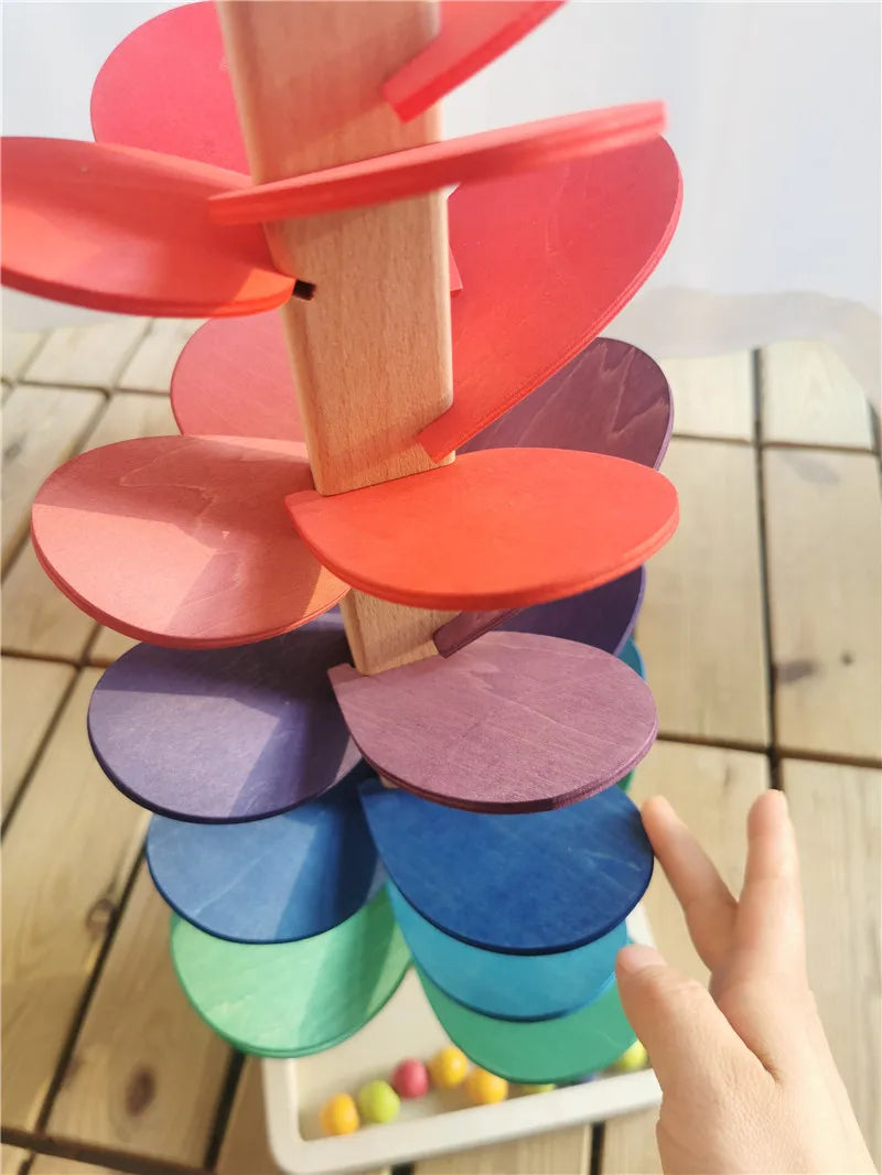 Montessori Wooden Ball Tracker