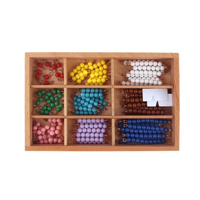Montessori Counting Color Beads Number 1-10