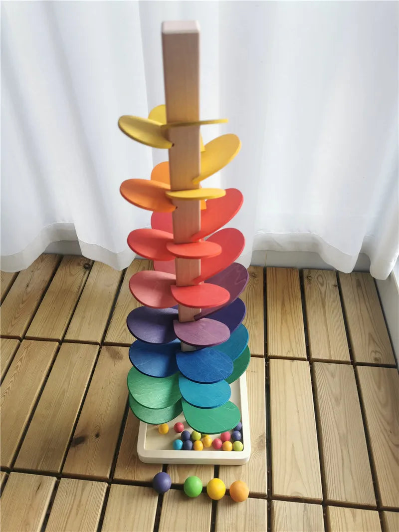Montessori Wooden Ball Tracker
