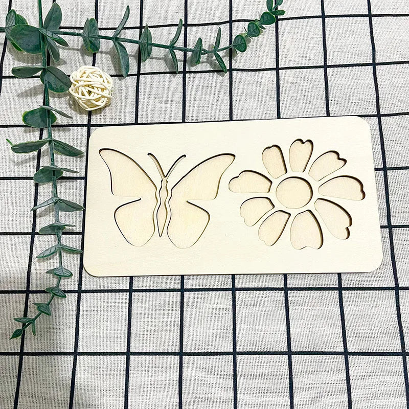 Montessori Wooden Sensory Tray