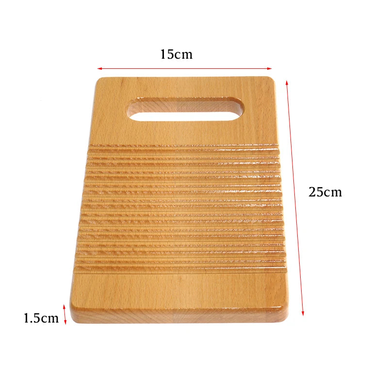 Montessori Practical Life Small Wood Washboard Laundry Activity