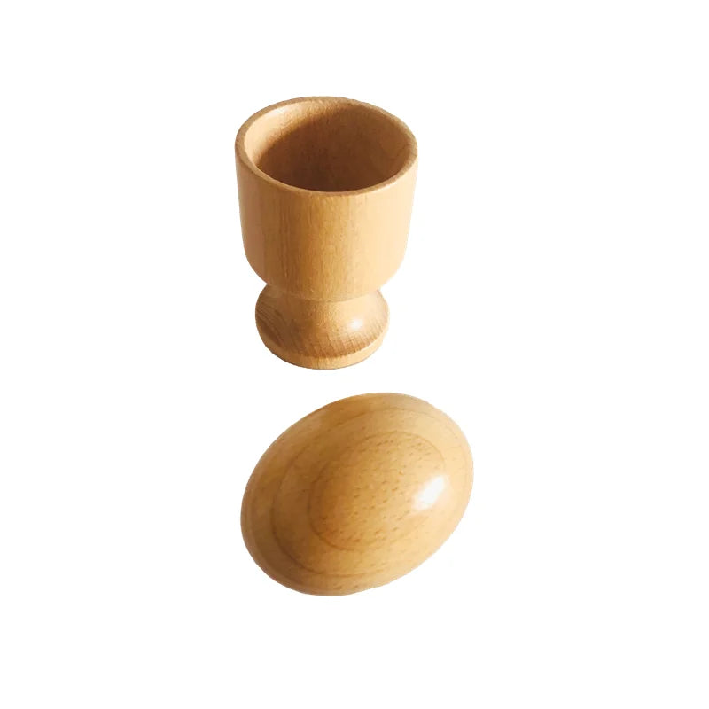 Montessori Cube/Egg Cup for Infant Toddler