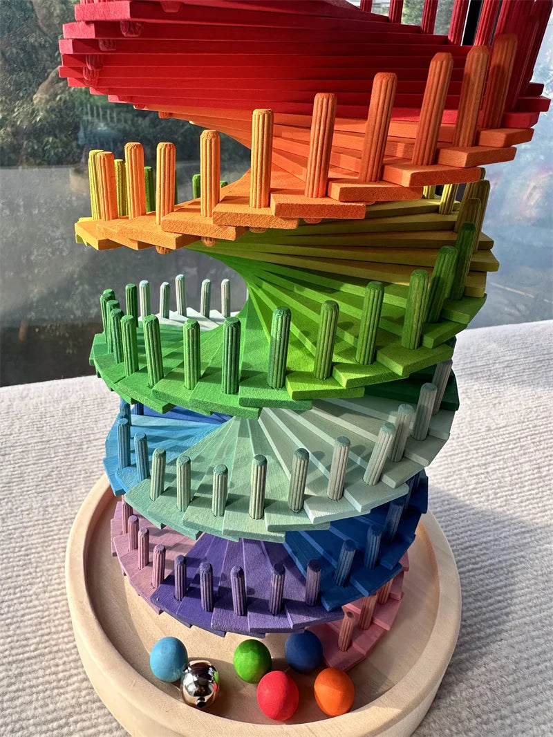 Montessori Wooden Ball Tracker