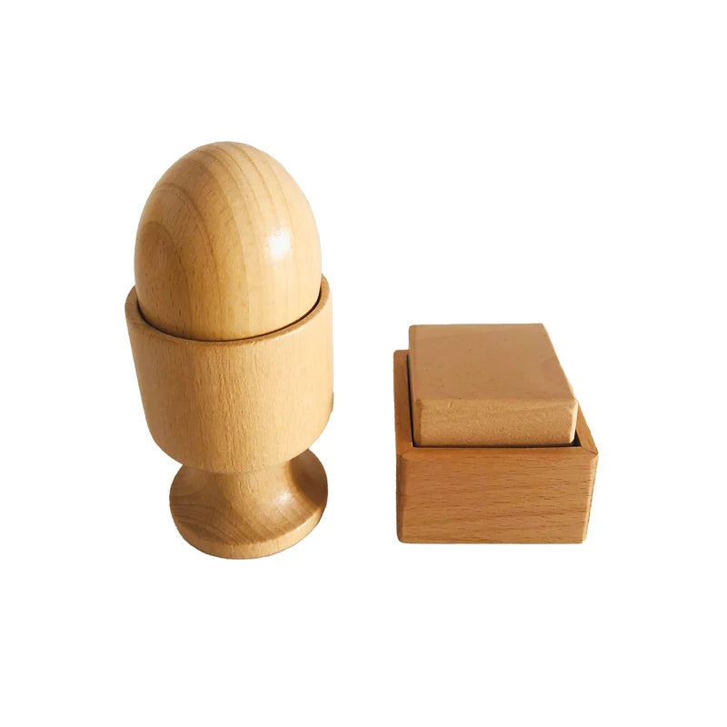 Montessori Cube/Egg Cup for Infant Toddler