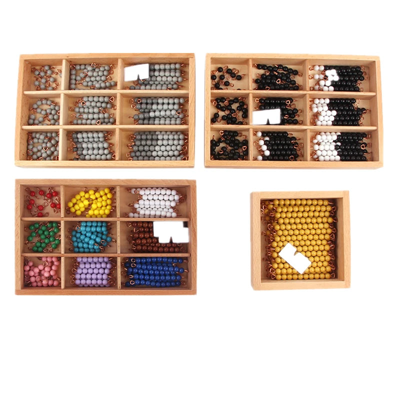 Montessori Counting Color Beads Number 1-10