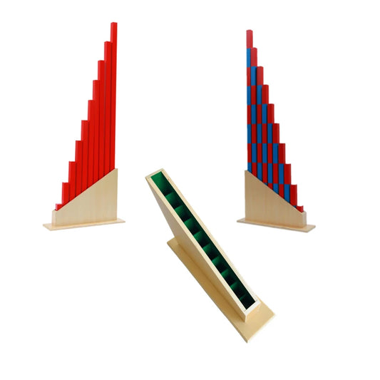 Montessori Wood Stand for Long Red Rods/ Number Bars Educational Mathematics & Sensorial Materials
