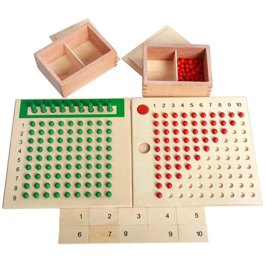 Montessori Mathematics Multiplication Beads Board