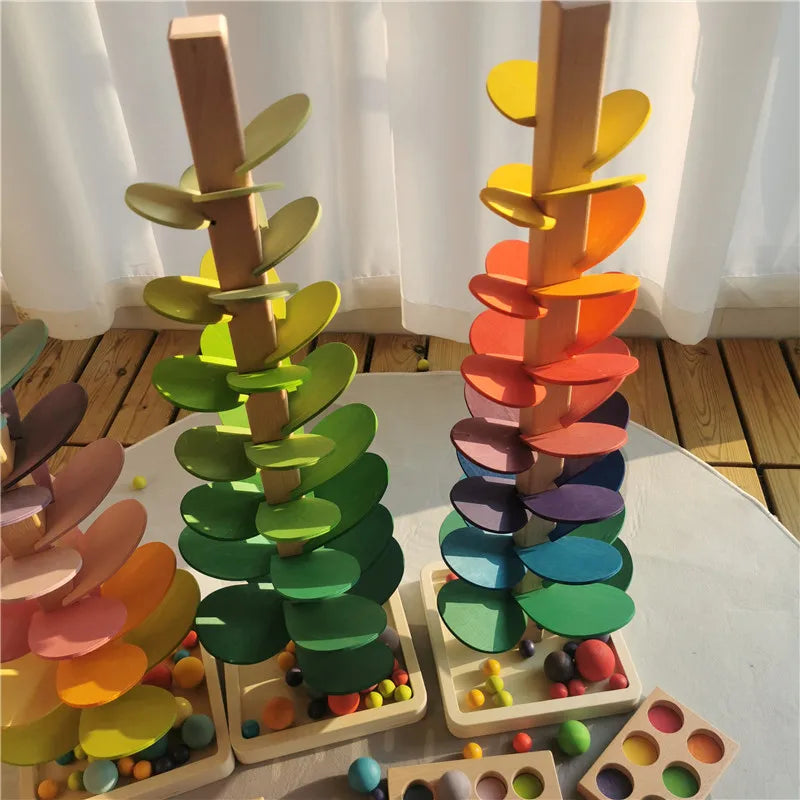 Montessori Wooden Ball Tracker