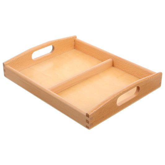Montessori Wooden Tray with Handles