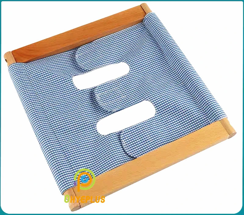 Montessori Daily Life Activity Dressing Frame Wood Clothing Racks Button Zipper Velcro Snap Buckle Basic Skill Learning Tools